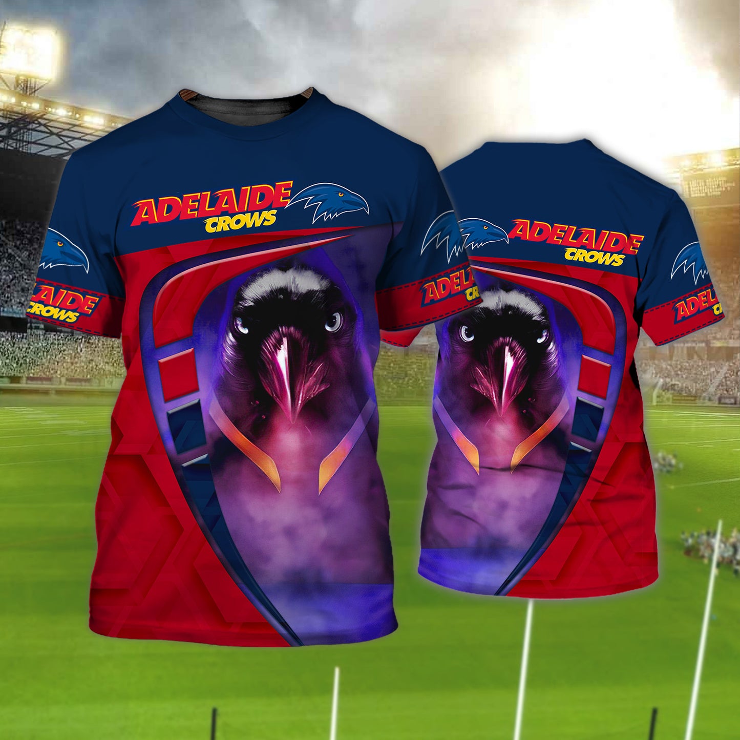 AFL Adelaide Crows 3D Tshirt 4