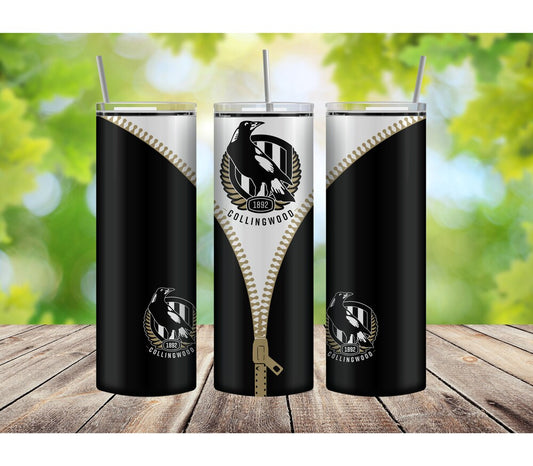 AFL Collingwood Skinny Tumbler