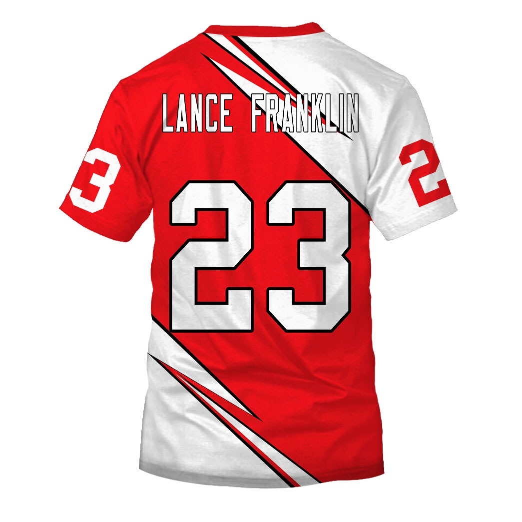 AFL Sydney Swans Lance Franklin 3D Tshirt 2