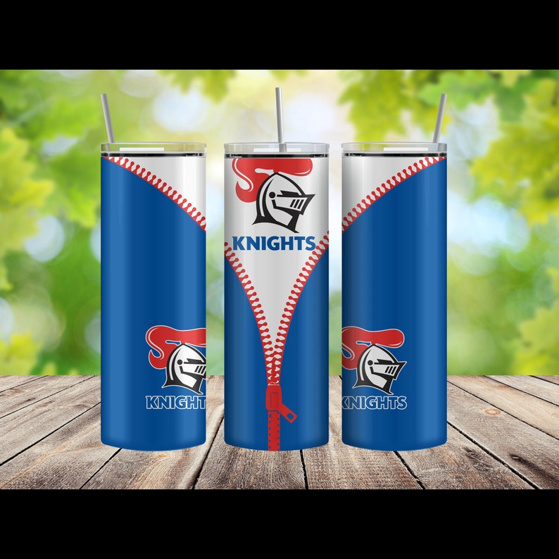 NRL Newcastle Knights Skinny Tumbler