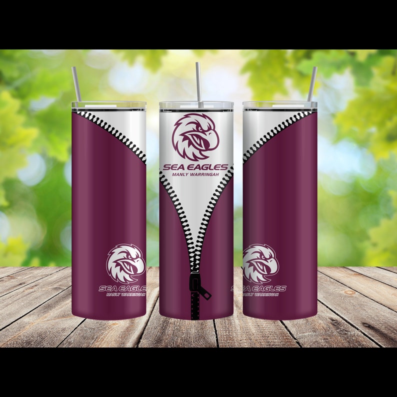 NRL Sea Eagles Skinny Tumbler