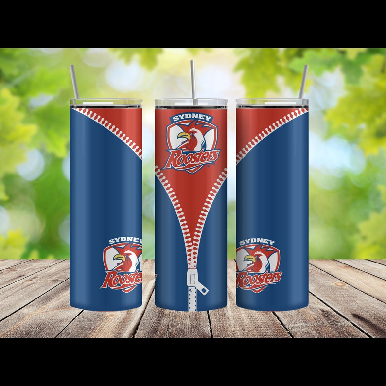 NRL Sydney Roosters Skinny Tumbler