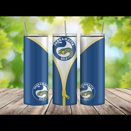 NRL Parramatta Eels Skinny Tumbler