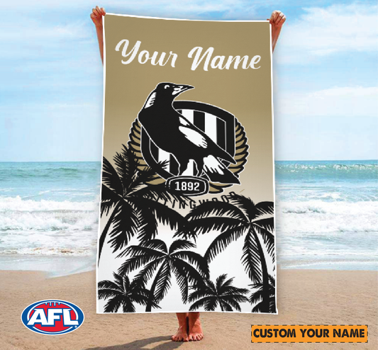 New Personalized Beach Bath Gym Towel – AFL Limited Edition