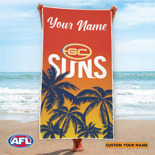 New Personalized Beach Bath Gym Towel – AFL Limited Edition