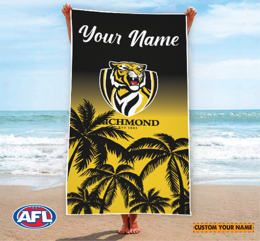 New Personalized Beach Bath Gym Towel – AFL Limited Edition