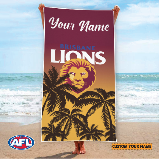 New Personalized Beach Bath Gym Towel – AFL Limited Edition