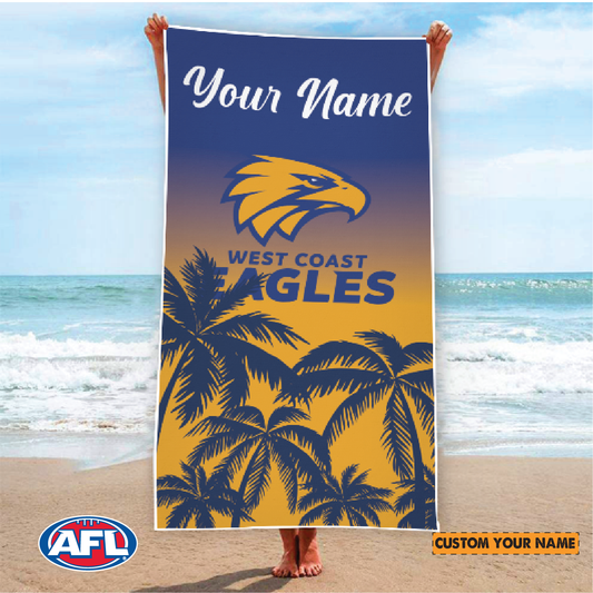 New Personalized Beach Bath Gym Towel – AFL Limited Edition