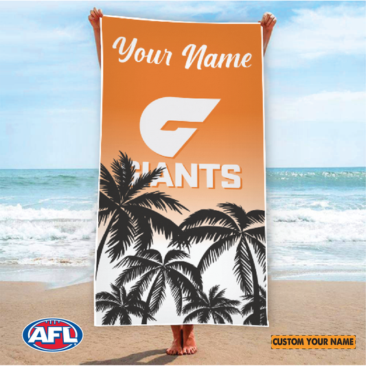 New Personalized Beach Bath Gym Towel – AFL Limited Edition