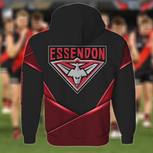 Essendon Bombers AFL Personalized Name 3D T-Shirt Hoodie 12