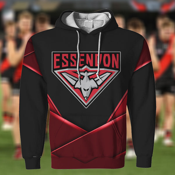 Essendon Bombers AFL Personalized Name 3D T-Shirt Hoodie 12