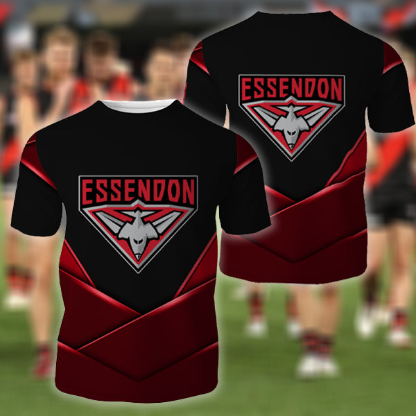 Essendon Bombers AFL Personalized Name 3D T-Shirt Hoodie 12