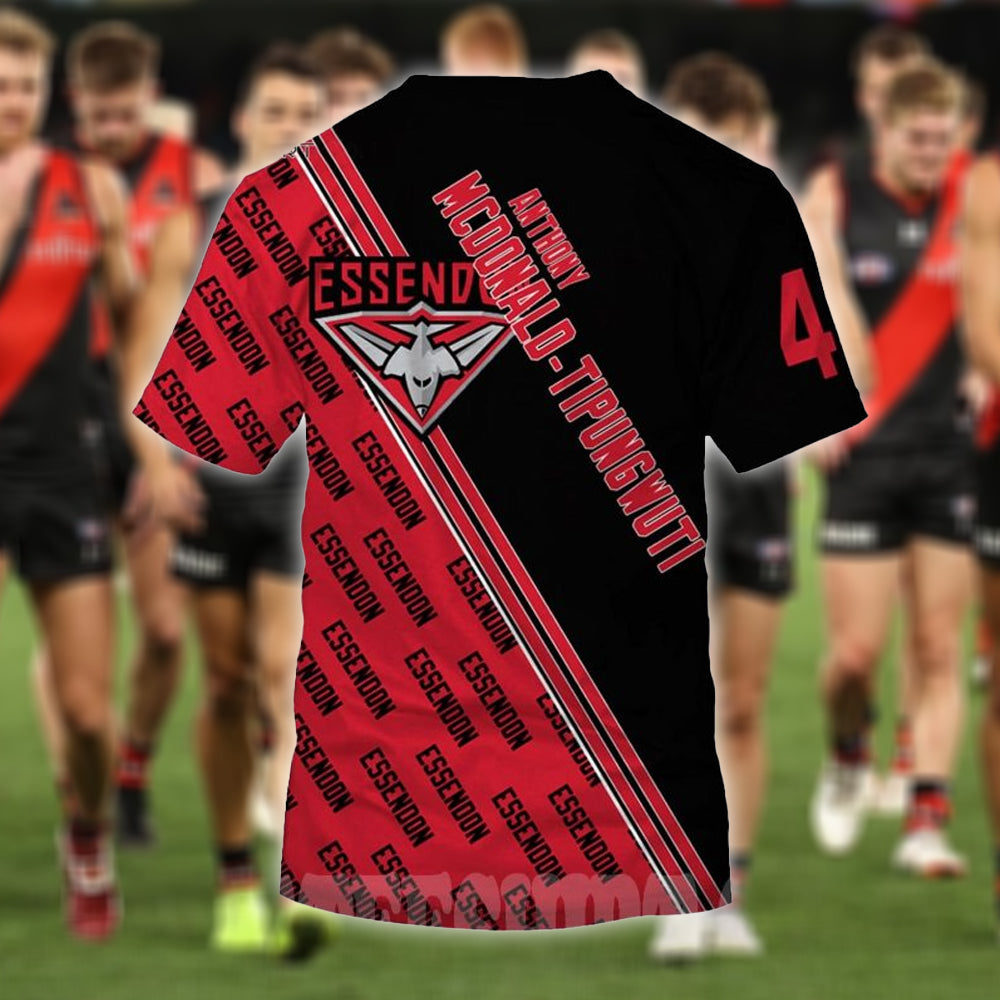 Essendon Bombers AFL 3D T-Shirt 10