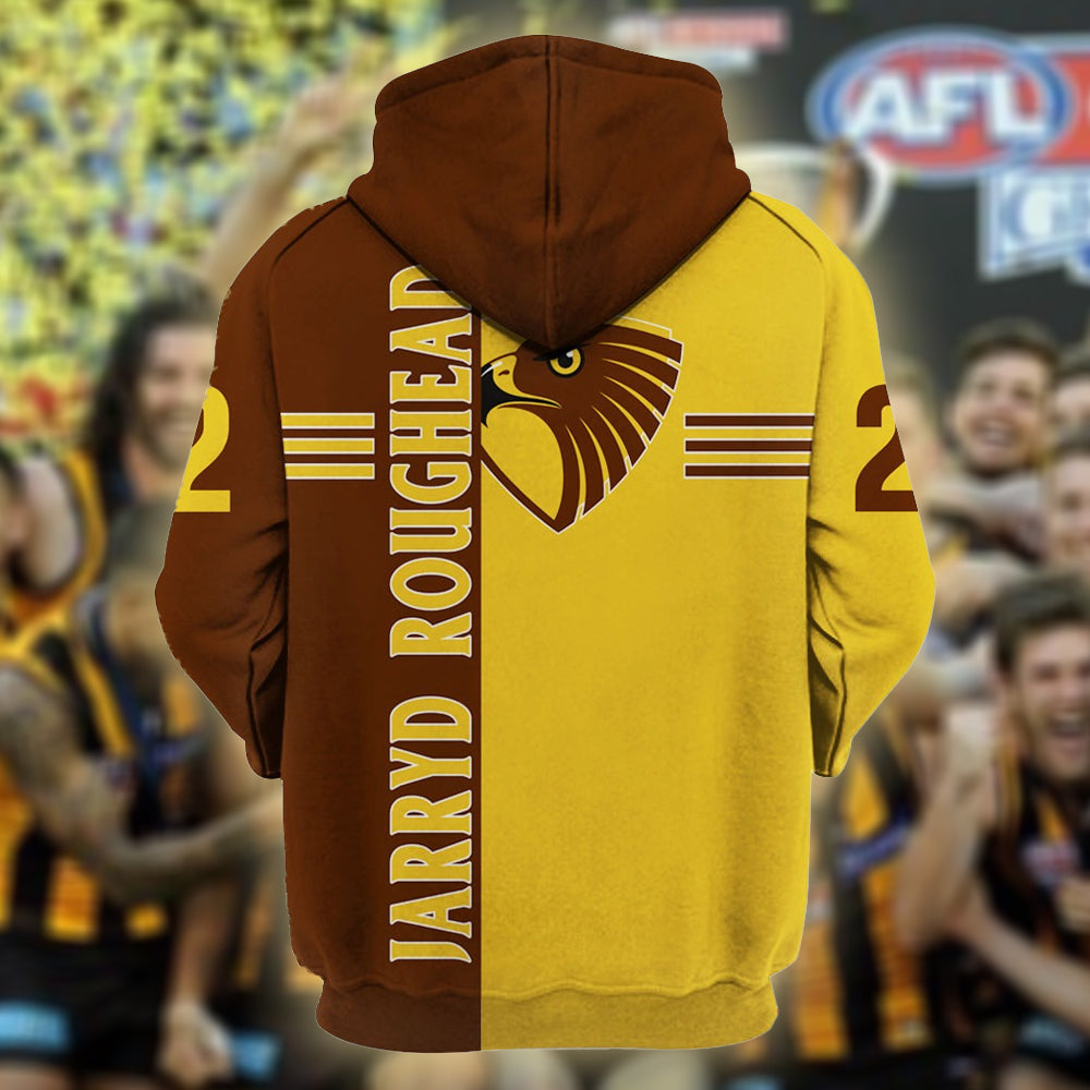 Hawthorn Football Club AFL 3D T-Shirt Hoodie