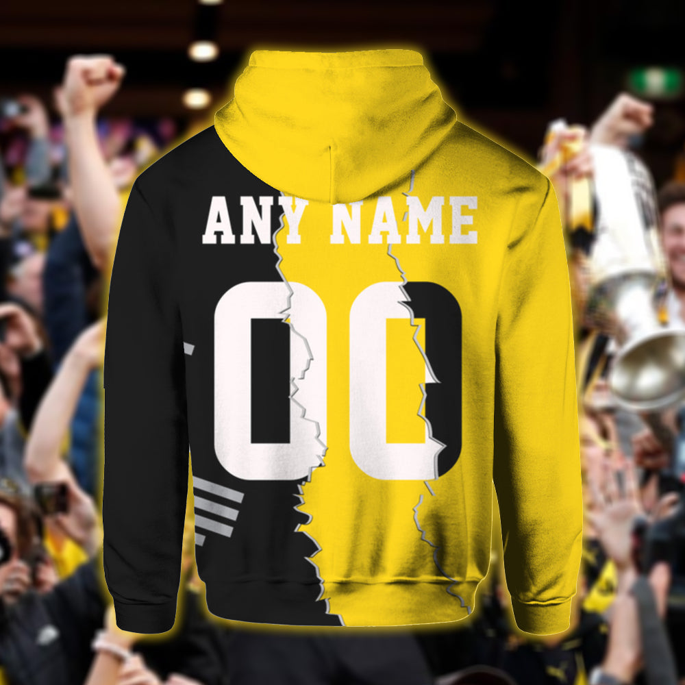 Richmond Tigers AFL Personalized Name 3D Hoodie 5