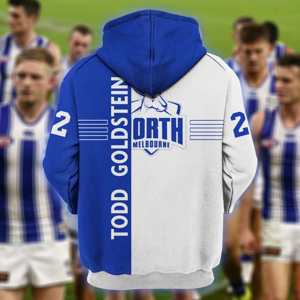 North Melbourne AFL Personalized Name 3D T-Shirt Hoodie 2