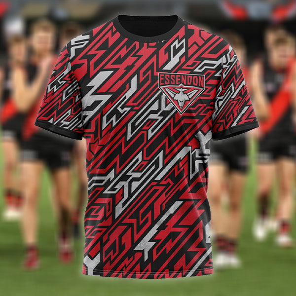 Essendon Bombers AFL Personalized Name 3D T-Shirt 11