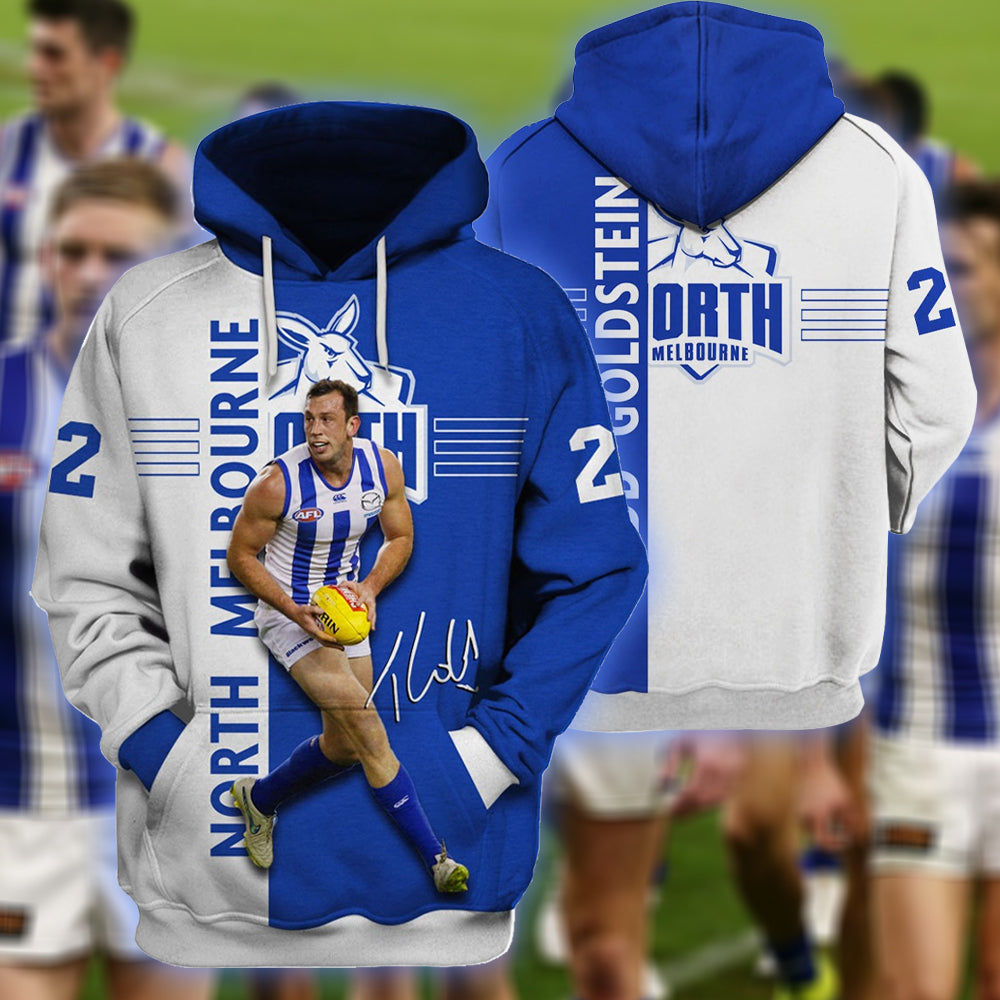 North Melbourne AFL Personalized Name 3D T-Shirt Hoodie 2