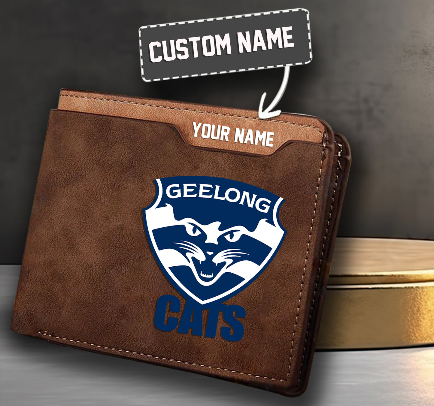 Personalized Leather Wallet For Fan Clubs - Limited Edition