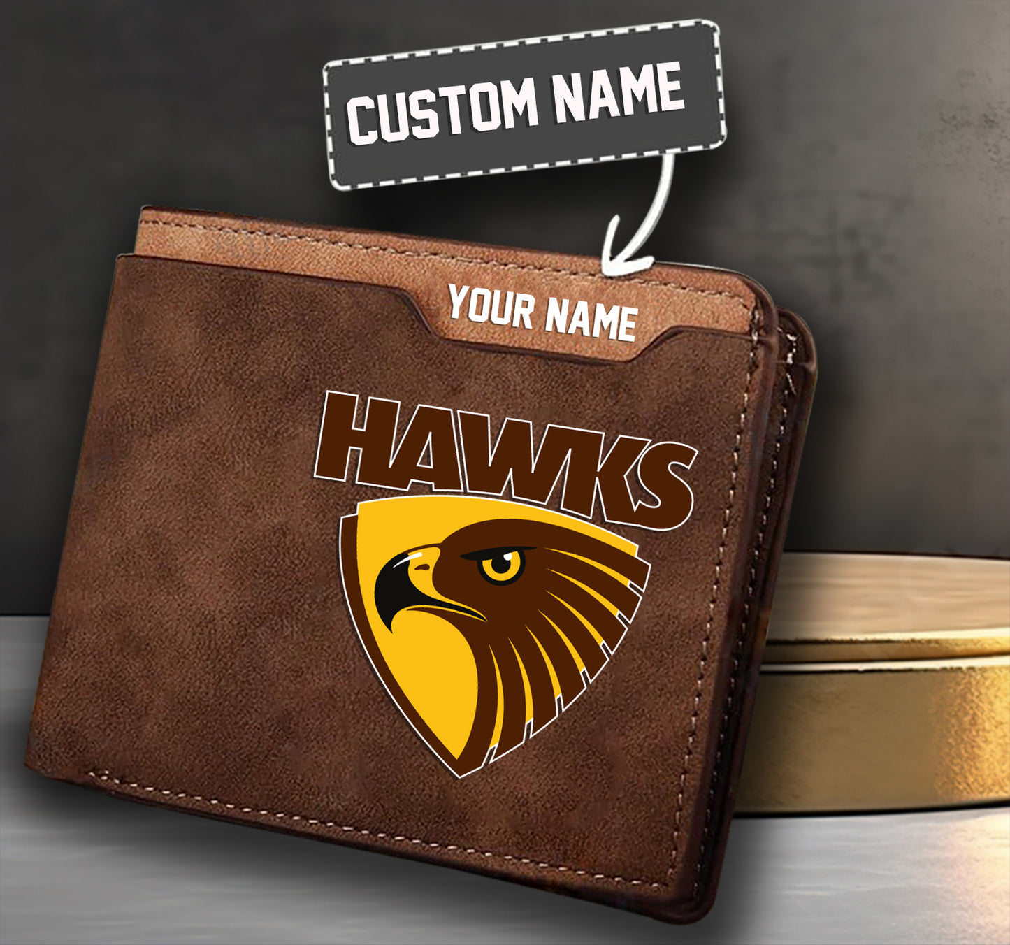 Personalized Leather Wallet For Fan Clubs - Limited Edition