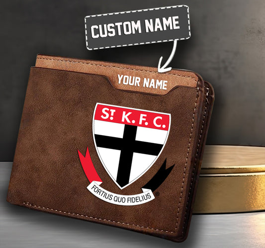 Personalized Leather Wallet For Fan Clubs - Limited Edition