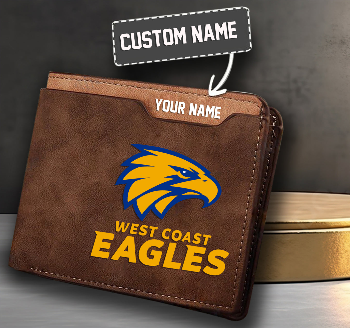 Personalized Leather Wallet For Fan Clubs - Limited Edition