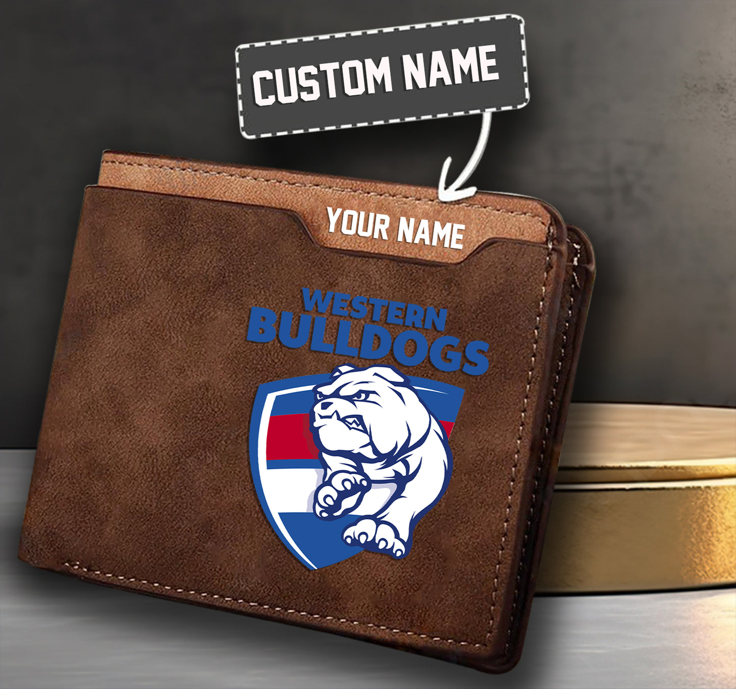 Personalized Leather Wallet For Fan Clubs - Limited Edition