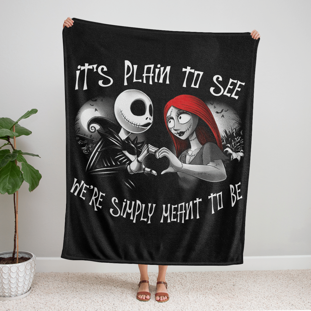 The Nightmare Couple Fleece Blanket - Quilt