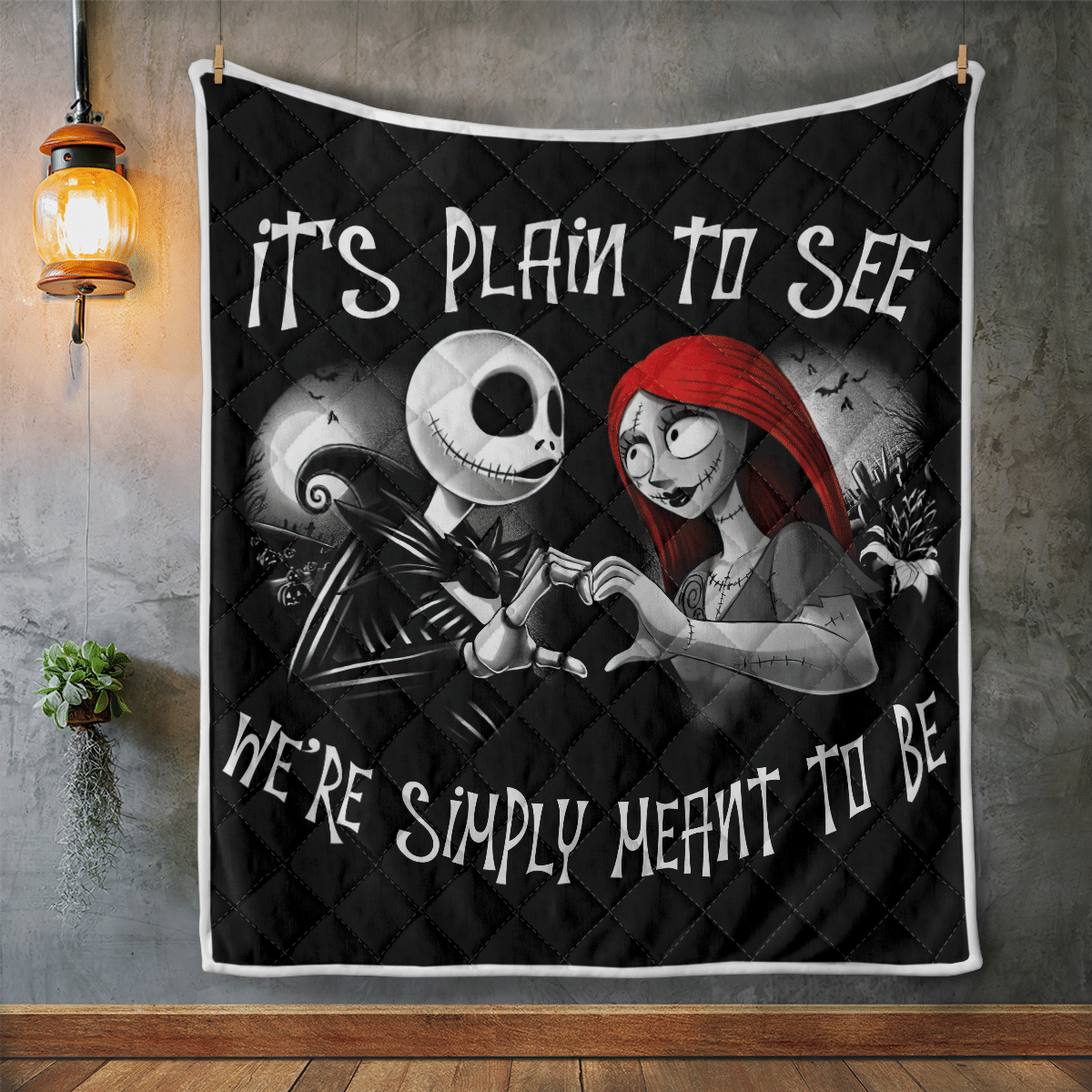 The Nightmare Couple Fleece Blanket - Quilt