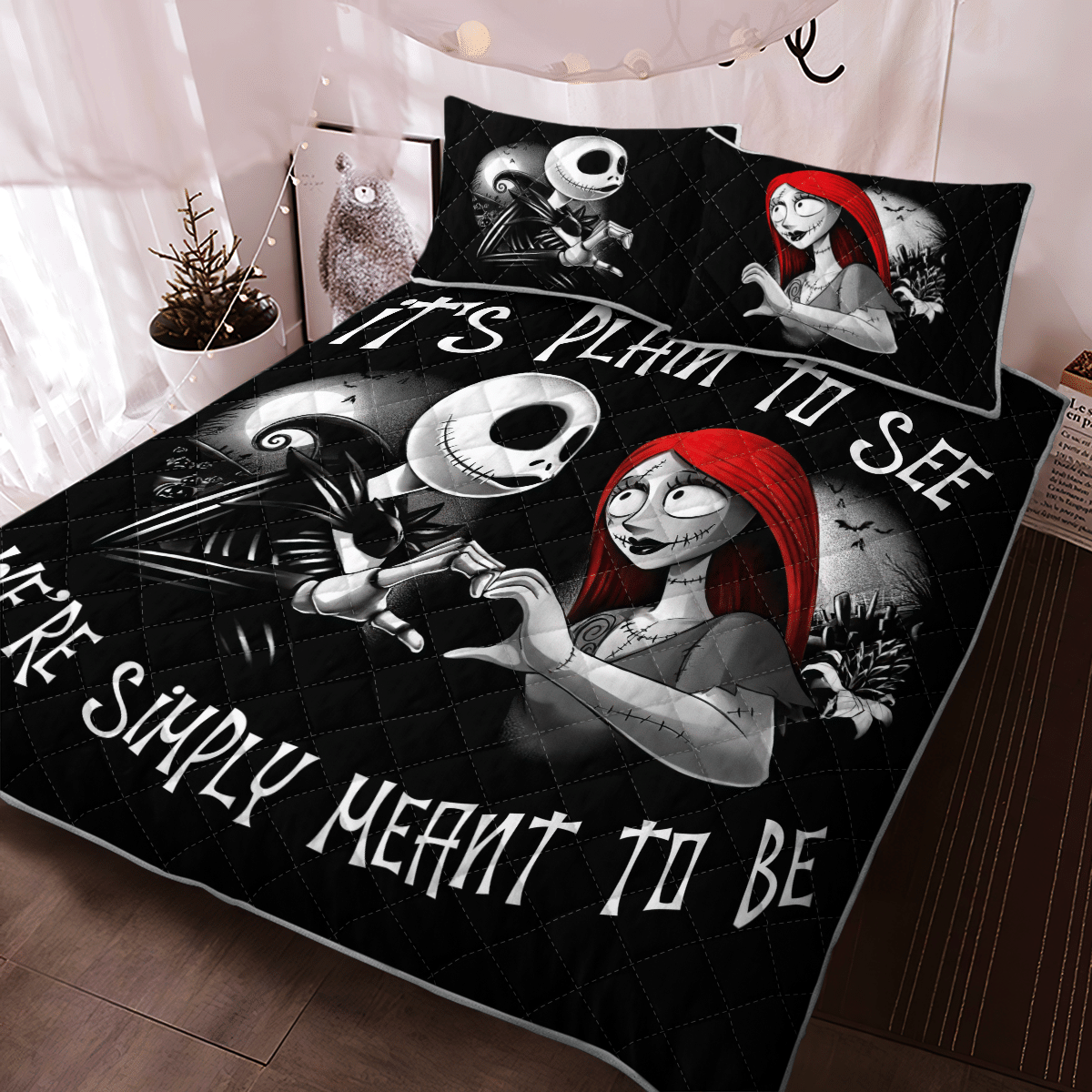 THE NIGHTMARE COUPLE QUILT BEDDING SET
