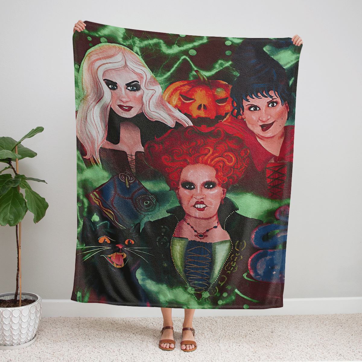 HP Halloween Fleece Blanket - Quilt