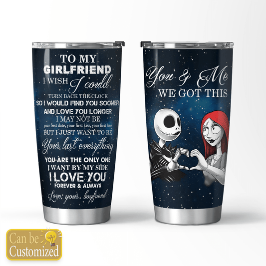 Personalized You & Me We Got This Nightmare Couple Tumbler