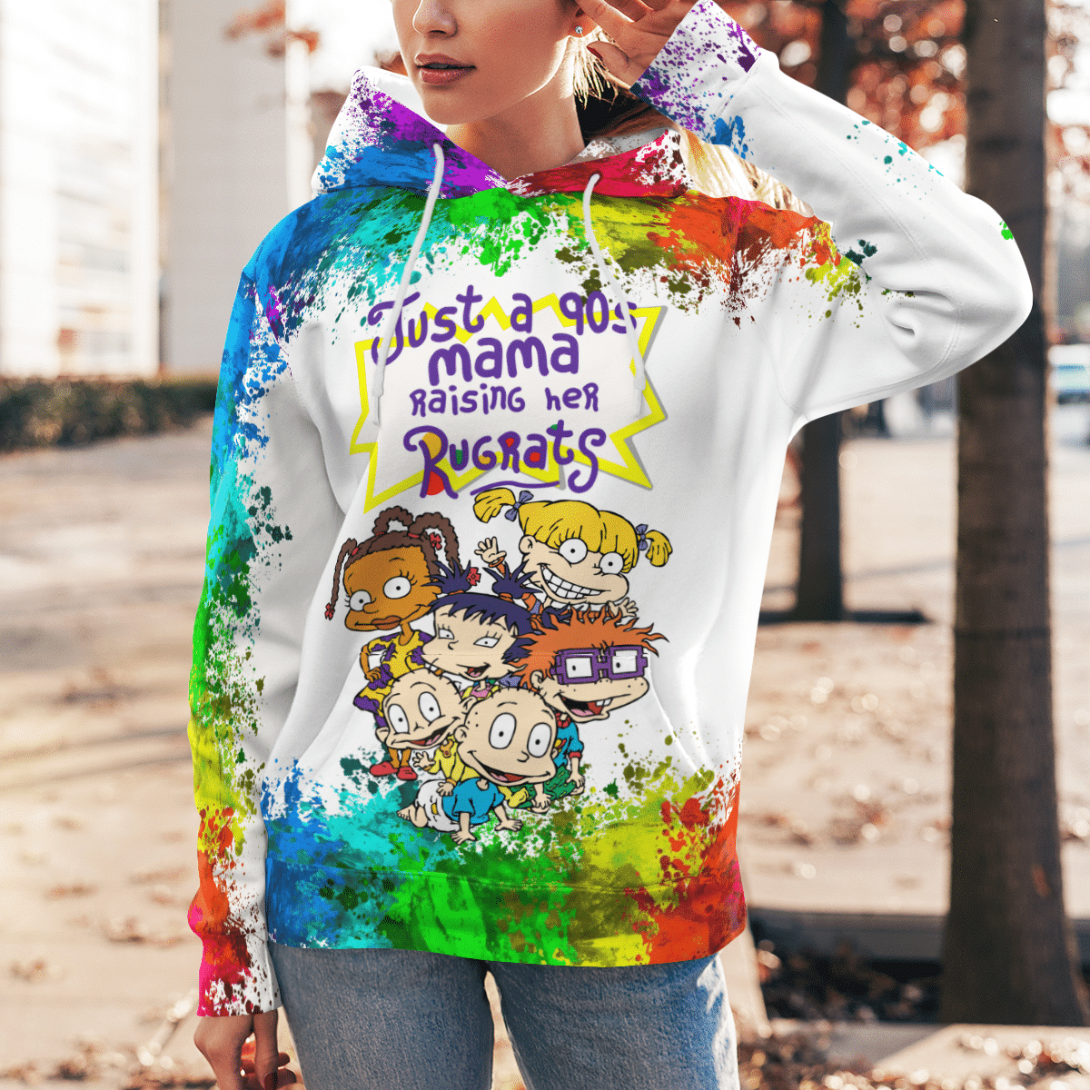 Just A 90s Mama Raising Her Rugrats Hoodie - T-shirt