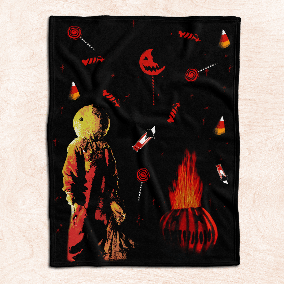 Trick 'r Treat Horror Movie Fleece Blanket - Quilt