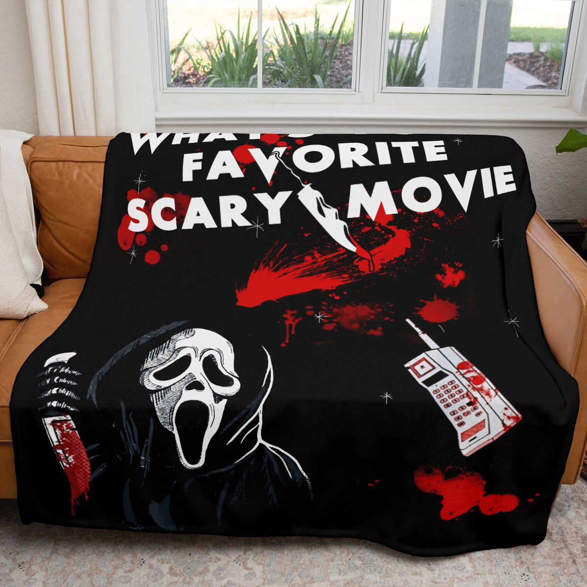 What's Your Favorite Scary Movie Fleece Blanket - Quilt