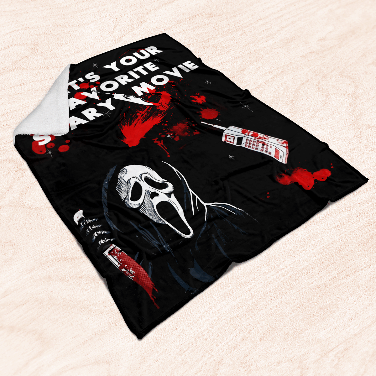 What's Your Favorite Scary Movie Fleece Blanket - Quilt