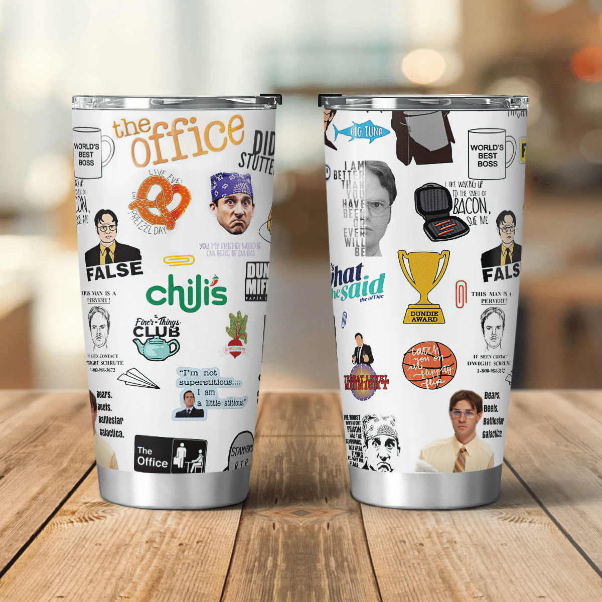 The Office Characters Tumbler