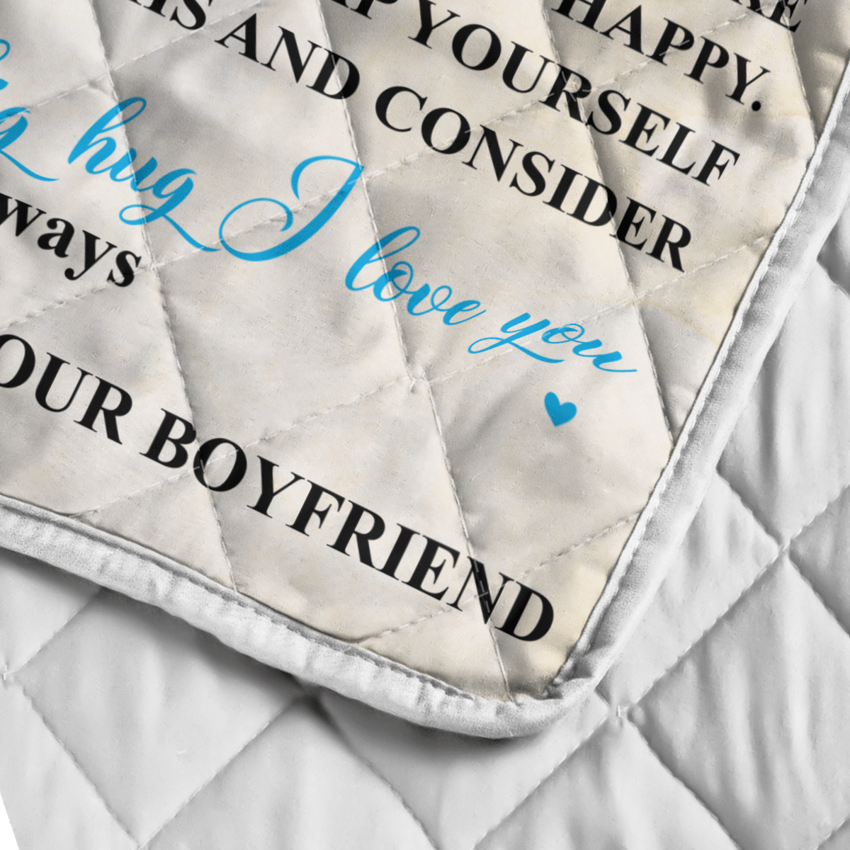 To My Girlfriend I Love You To The Moon And Back Fleece Blanket - Quilt