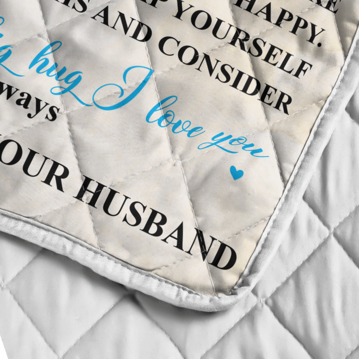 To My Wife I Love You To The Moon And Back Fleece Blanket - Quilt