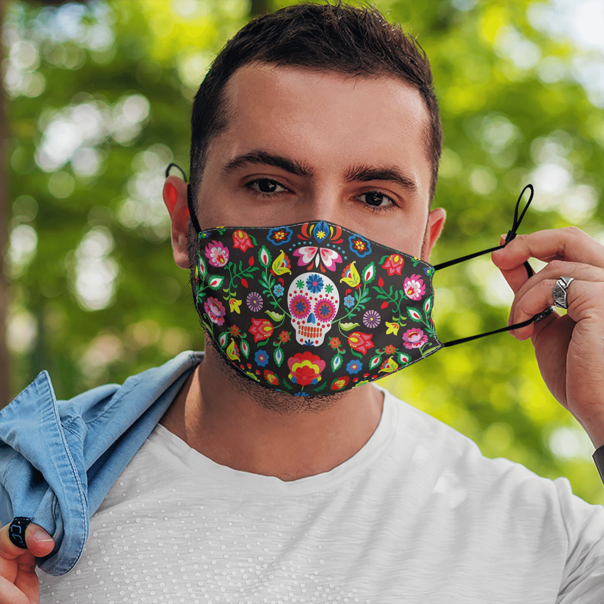 Sugar Skull Face Mask 2