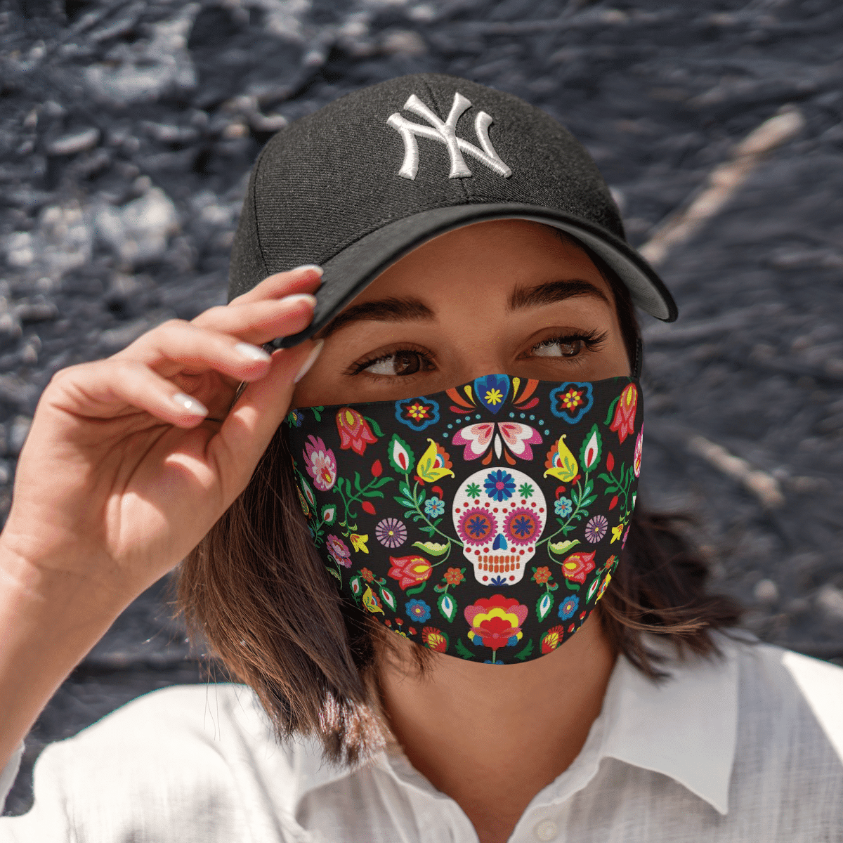 Sugar Skull Face Mask 2