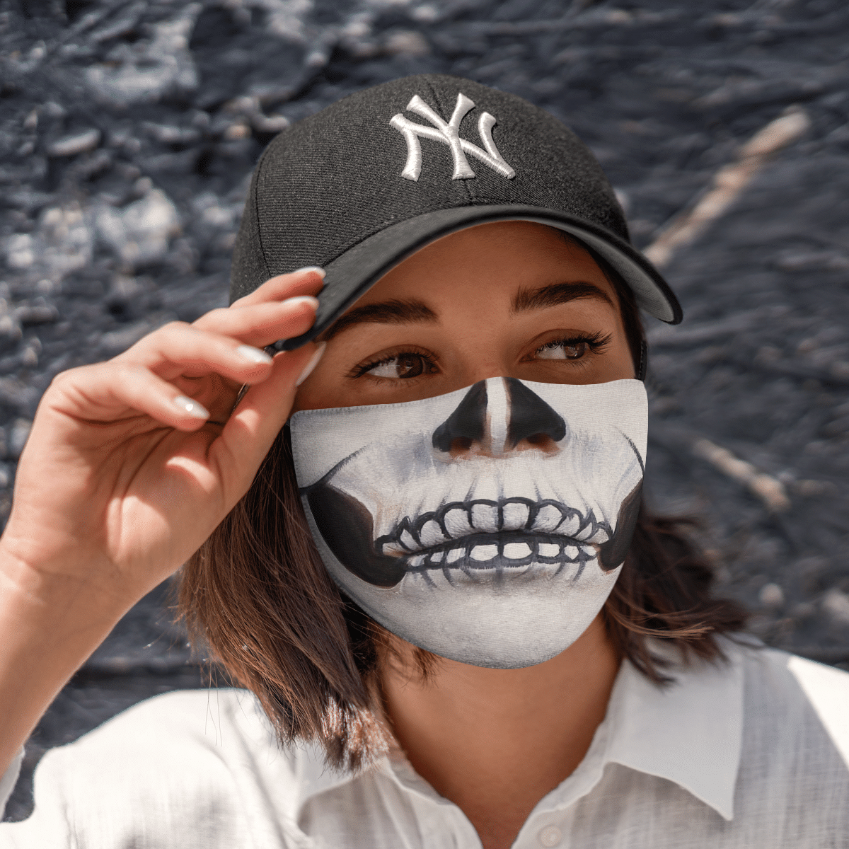 Skull Halloween Face Mask