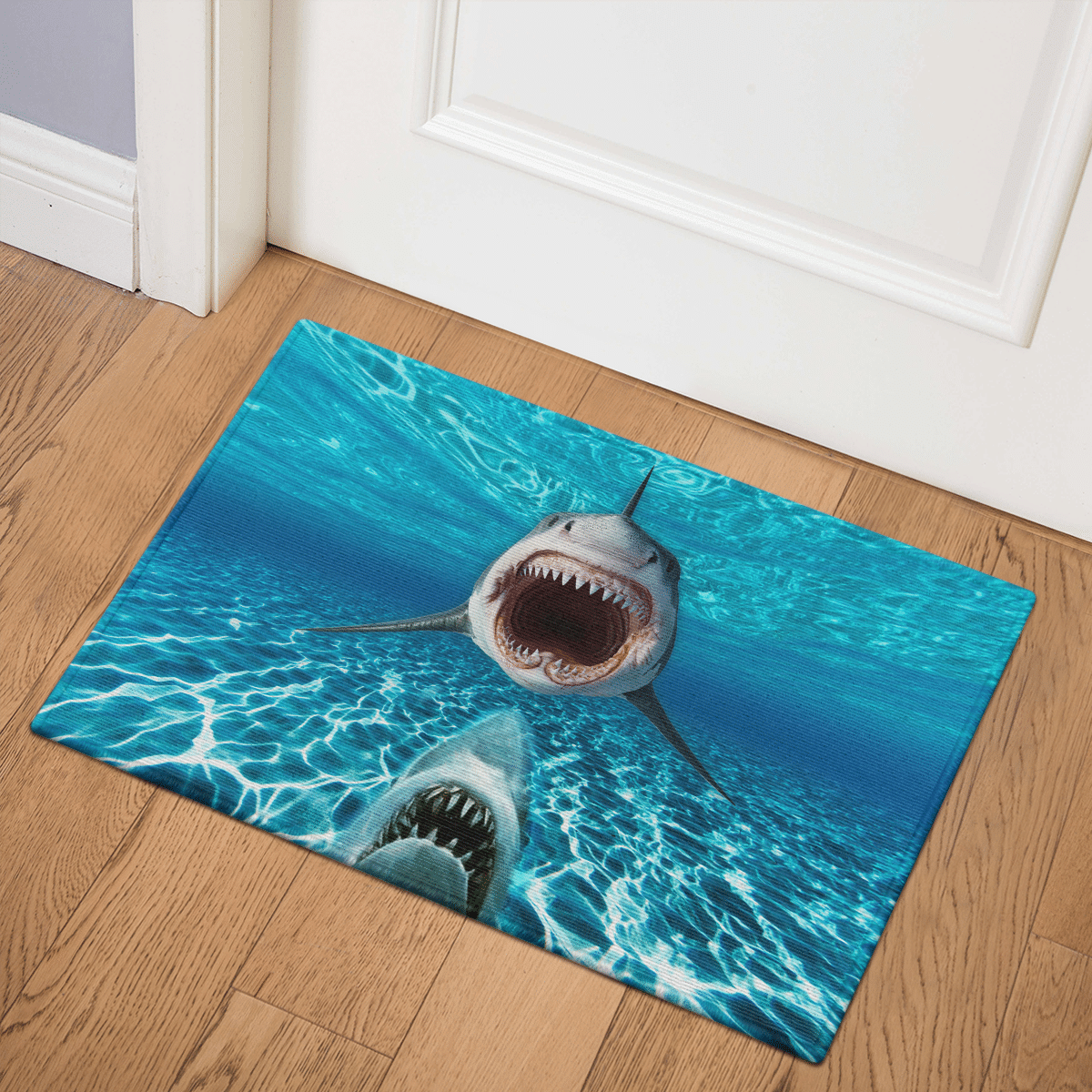 Shark Attack Door Mat