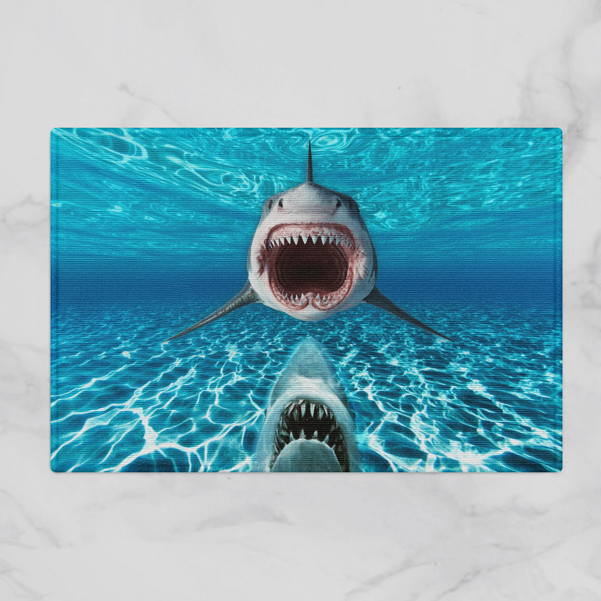 Shark Attack Door Mat