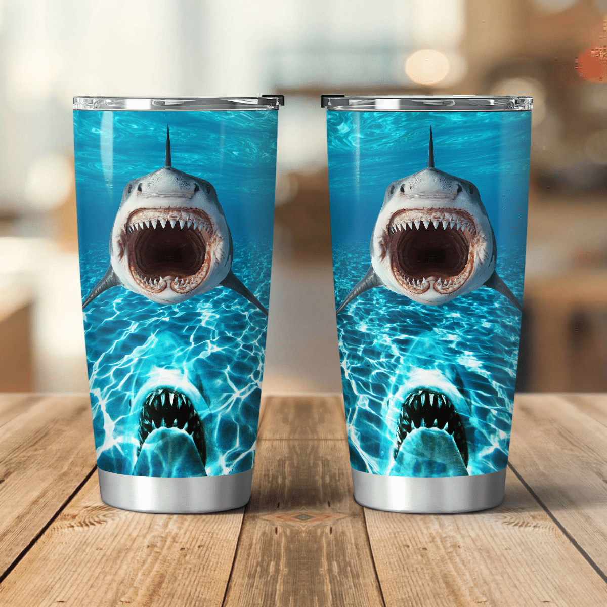 Shark Attack Tumbler