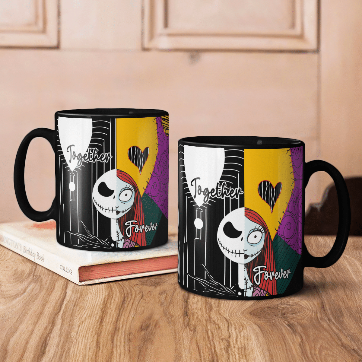 Together Forever The Nightmare Couple Halloween Mug