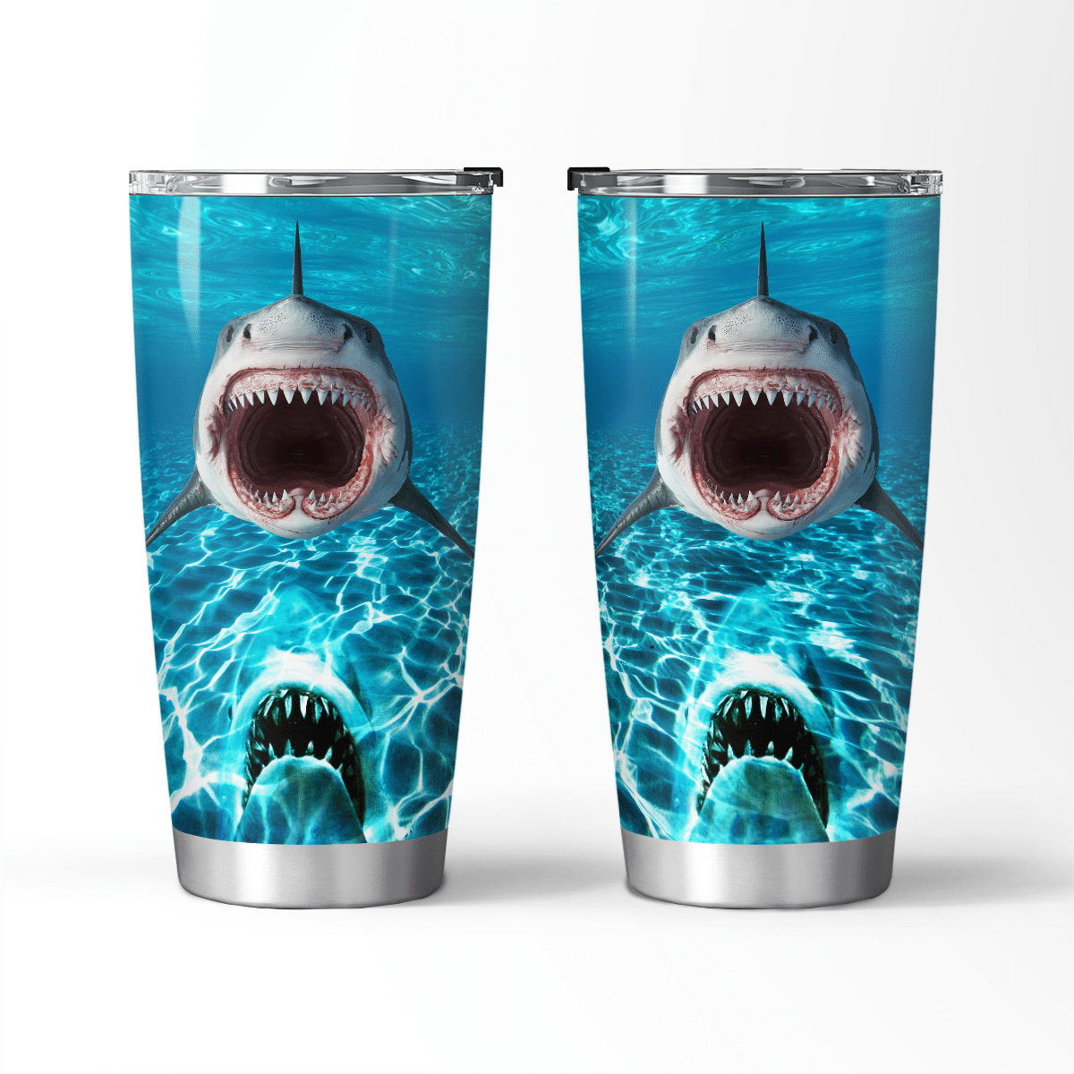 Shark Attack Tumbler