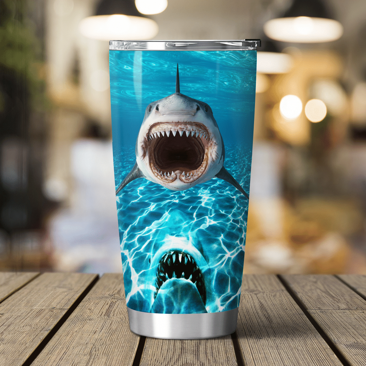 Shark Attack Tumbler