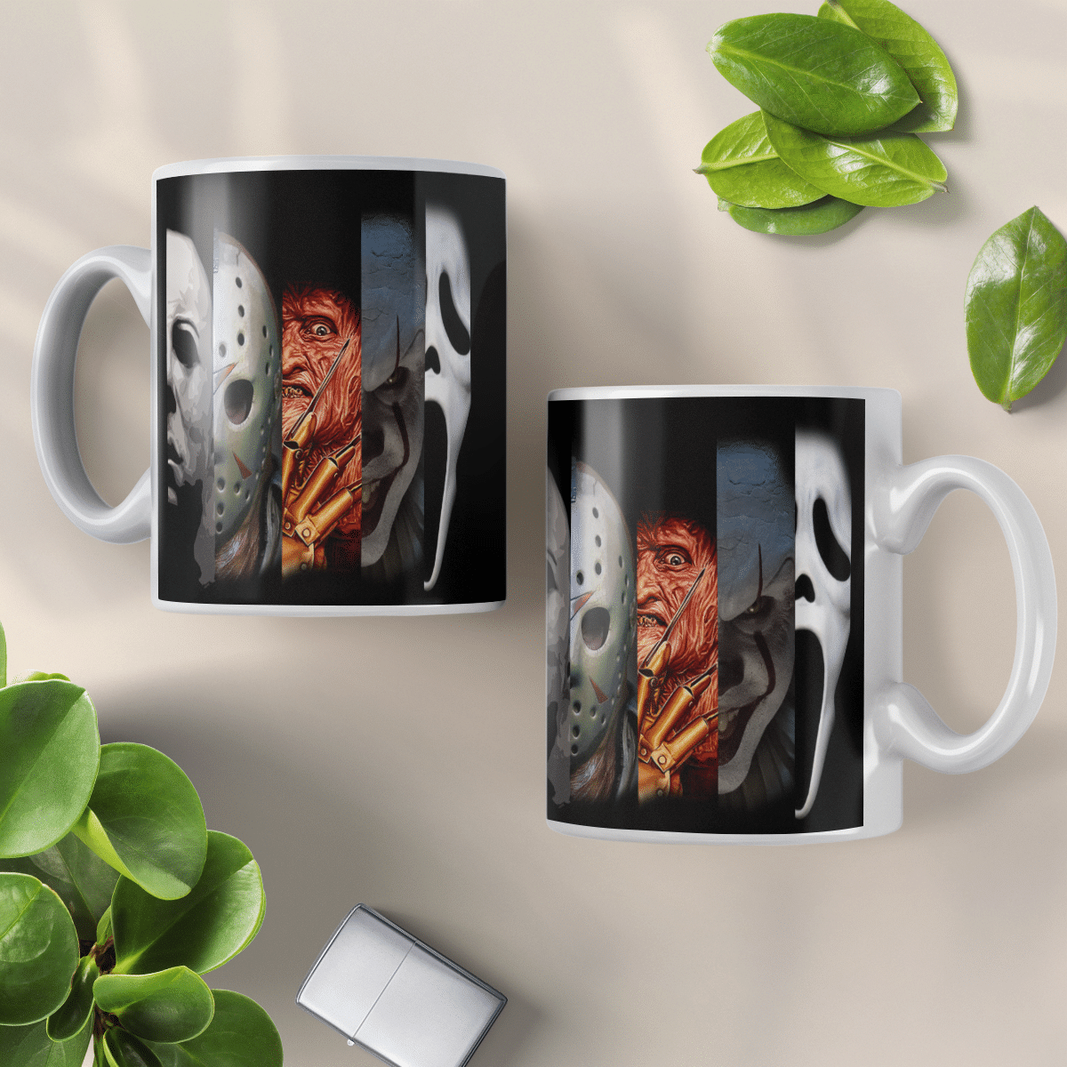 Horror Characters Halloween Mug