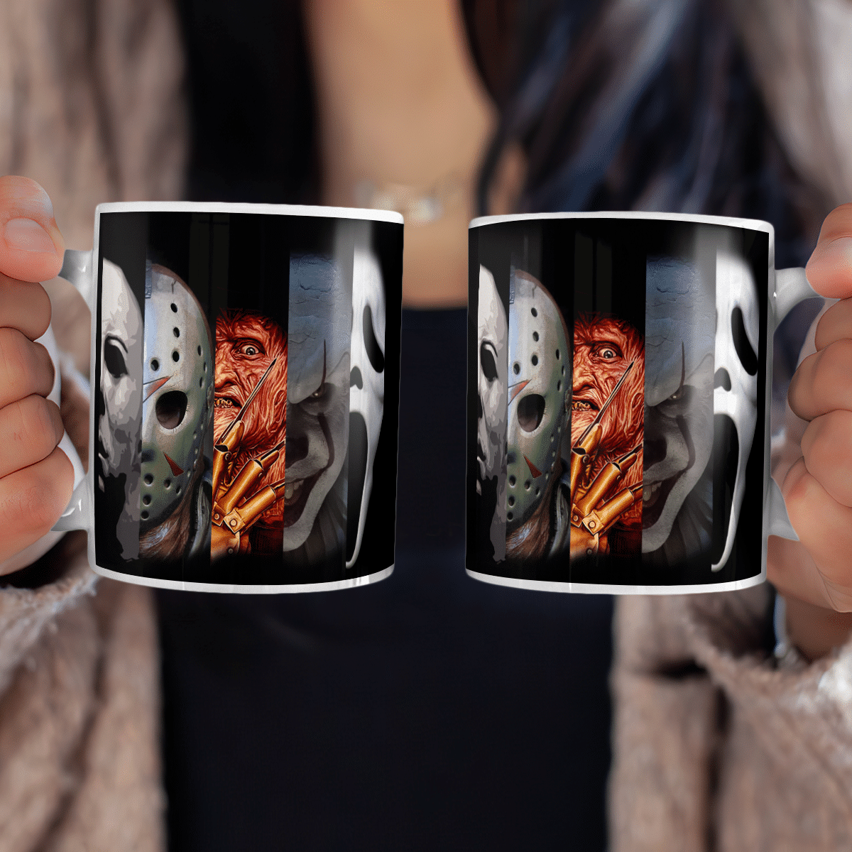 Horror Characters Halloween Mug